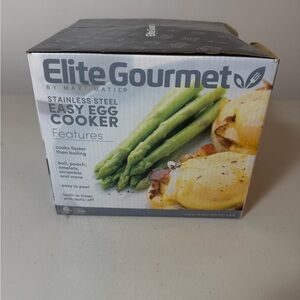 Stainless Steel Easy Egg Cooker - Silver Never opened